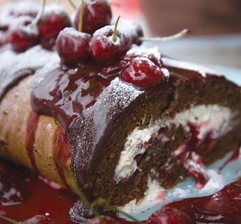 Black Forest roulade