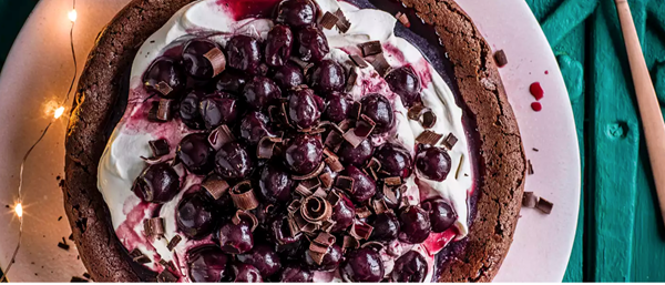 Black Forest truffle cake