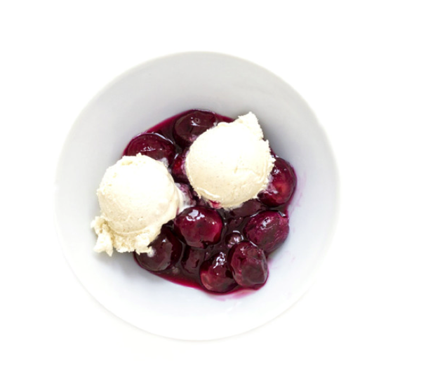 Black grape compote