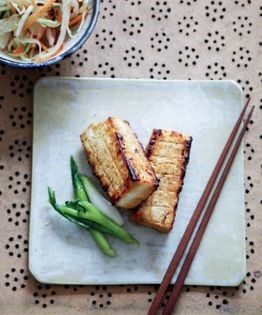 Black miso tofu