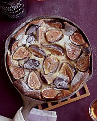 Black mission fig clafoutis