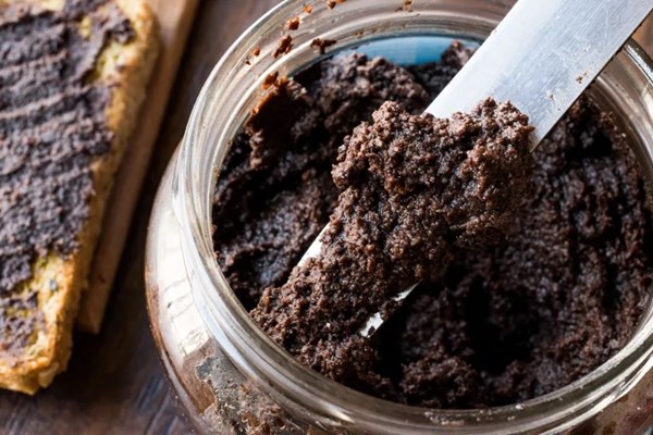 Black olive and roasted garlic tapenade