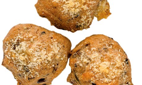 Black olive gougères