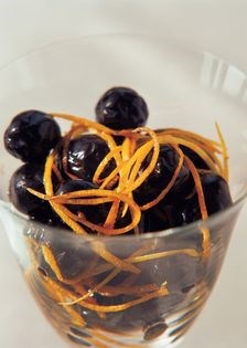 Black olives with orange and lemon (Olive nere agli agrumi)