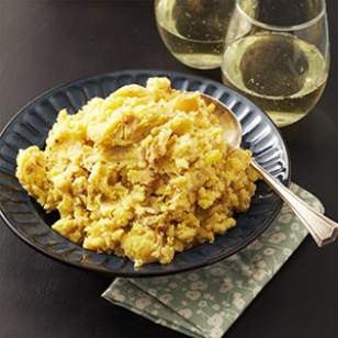 Black pepper & blue cheese mashed potatoes