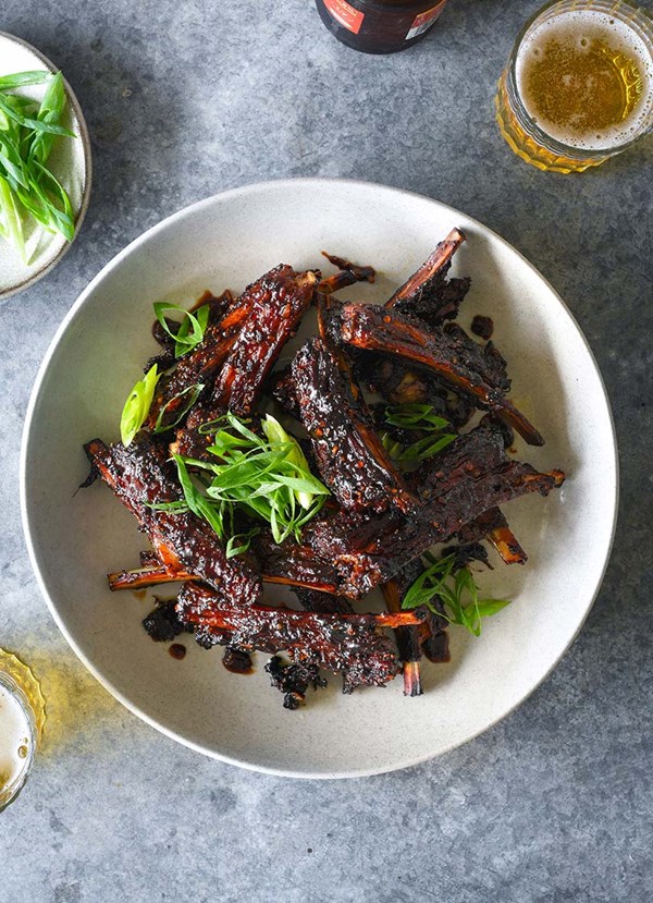 Black pepper and chilli lamb ribs