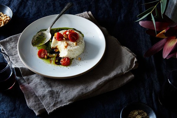 Black pepper and Parmesan panna cotta