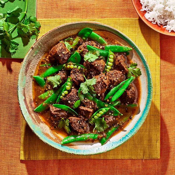 Black pepper beef stew