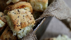 Black pepper biscuits