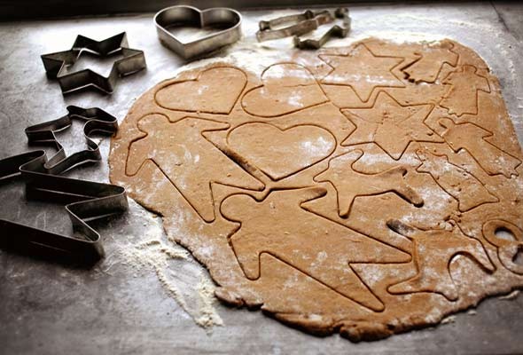 Black pepper cookies (Pepperkakor)