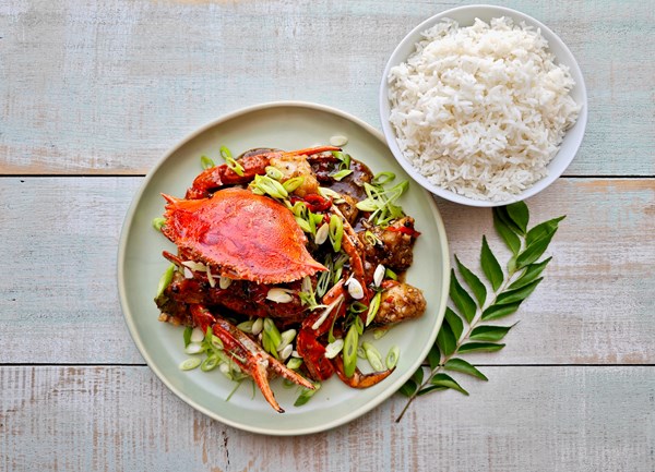 Black pepper crab (Hei hu jiao pang xie)