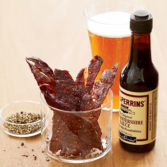 Black pepper jerky [Rachel Graville]