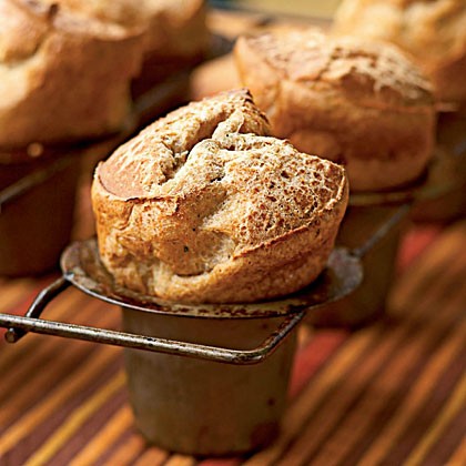 Black pepper-sage popovers