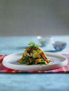Black pepper snow crab salad