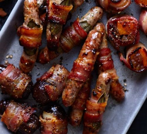Black pudding-stuffed dates