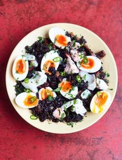 Black rice kedgeree