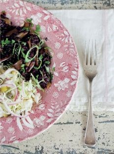 Black rice with sesame, lime & coriander