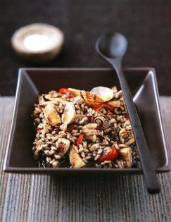 Black squid rice (Arroz negro)