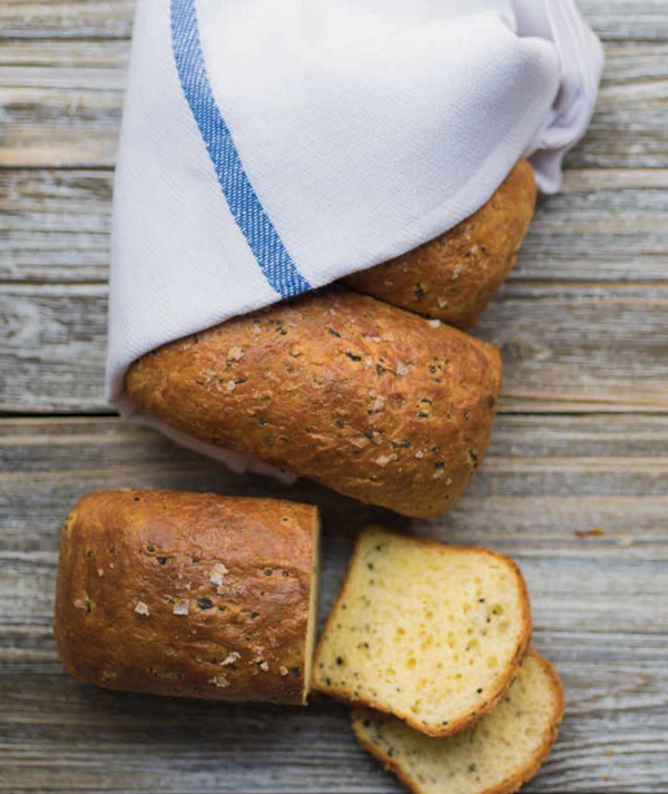Black truffle & smoked black pepper brioche