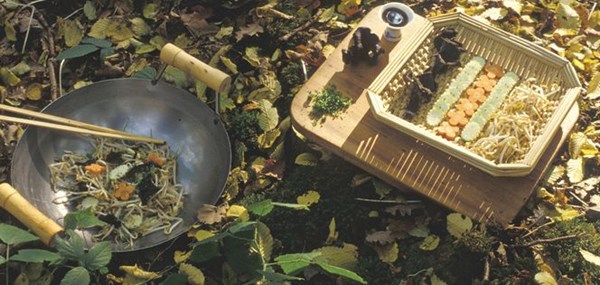 Black trumpet stir fry