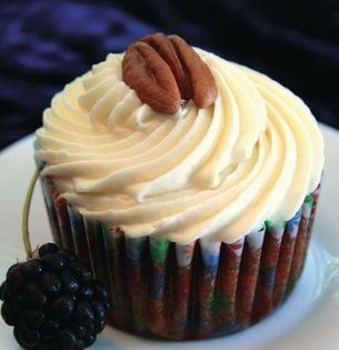 Black velvet cupcakes