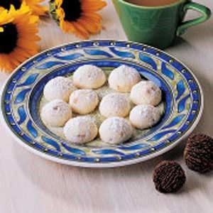 Black walnut butter cookies