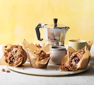 Blackberry & banana breakfast muffins