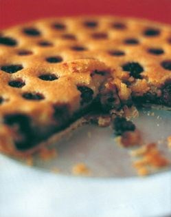 Blackberry and almond tart