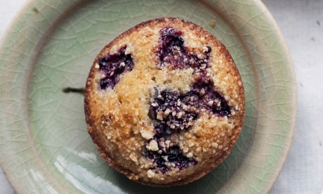 Blackberry and hazelnut friands