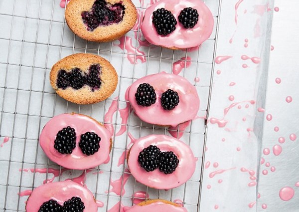 Blackberry and star anise friands 