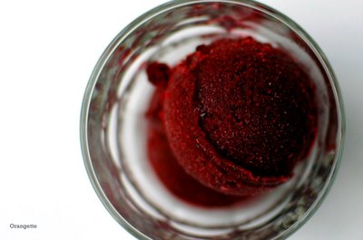 Blackberry Bonny Doon sorbet