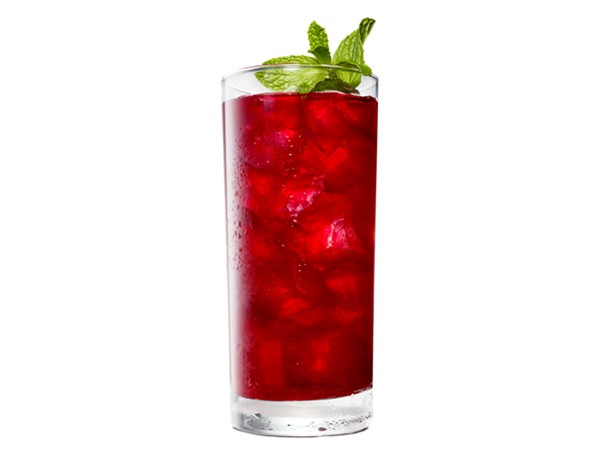 Blackberry-bourbon iced tea