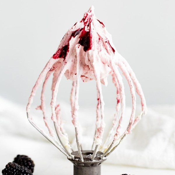 Blackberry buttercream