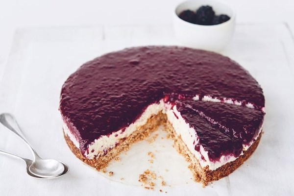 Blackberry cheesecake 