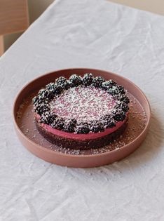 Blackberry cheesecake brownie
