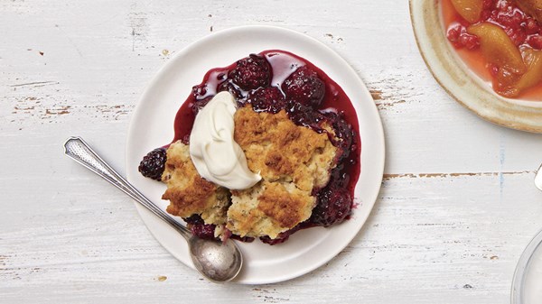 Blackberry cobbler
