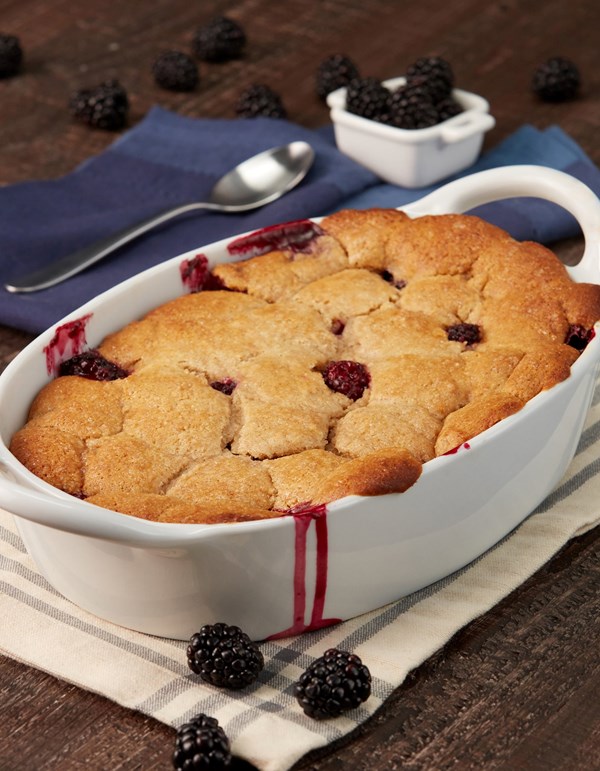 Blackberry cobbler