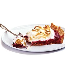 Blackberry curd tart