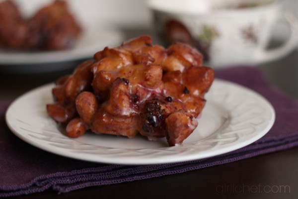 Blackberry fritters