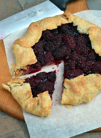 Blackberry galette
