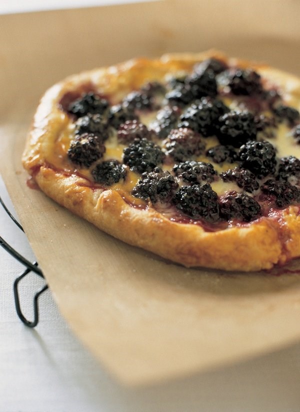 Blackberry galette