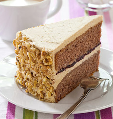 Blackberry jam cake