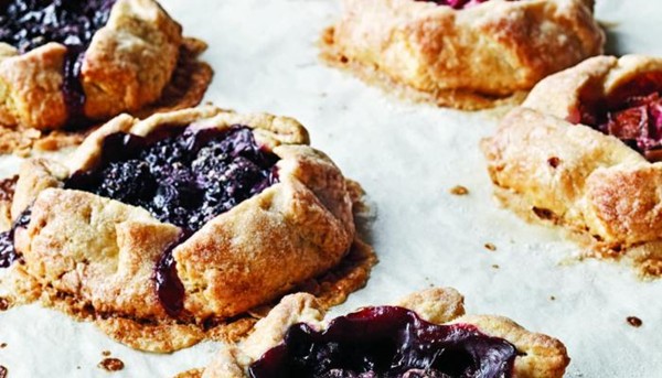 Blackberry lemon thyme crostatas