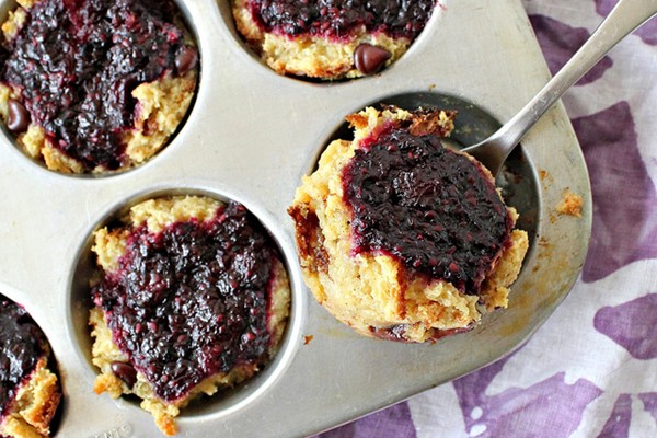Blackberry lime bread pudding made with Julia Child's pain brioche