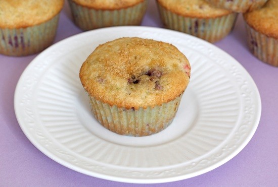Blackberry lime muffins