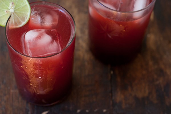 Blackberry limeade