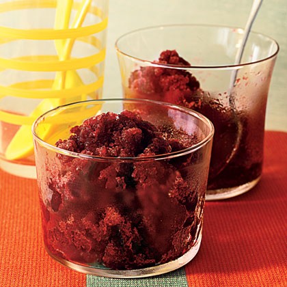 Blackberry Merlot granita