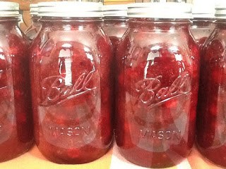 Blackberry pie filling