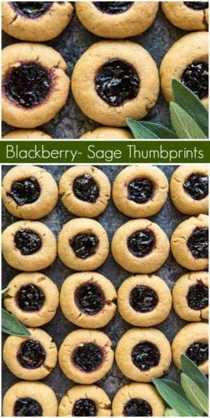 Blackberry-sage thumbprints