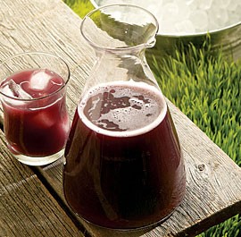 Blackberry-sage water